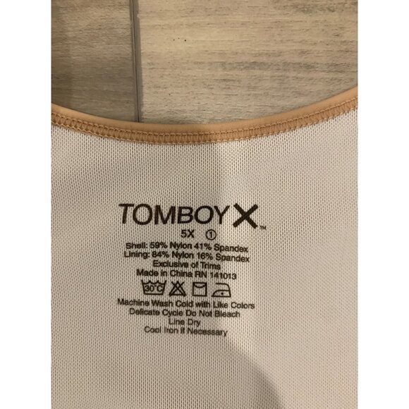 TomboyX Tan Compression Sports Bra Size 5X - Picture 6 of 7